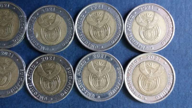 South Africa 2021 R5 SARB Centenary * 10 x coins*
