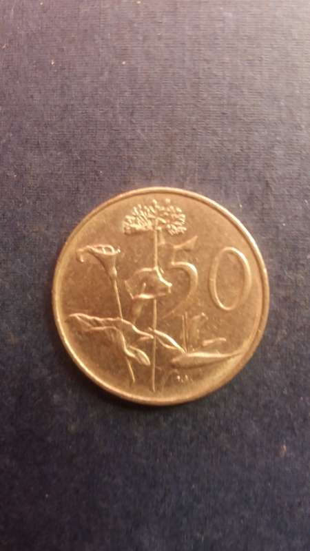 South Africa 1979 50 cents * N.J Diedericks - Mintage 5 021 000*