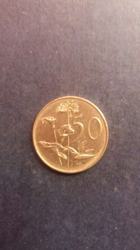 South Africa 1979 50 cents * N.J Diedericks - Mintage 5 021 000*