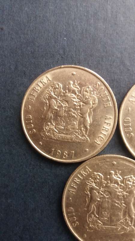 South Africa 1987, 1988 & 1989 R1  * 3 x Coins*