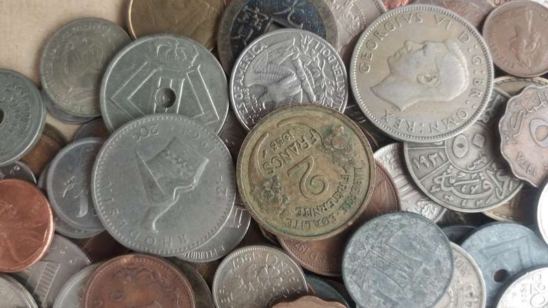 World Mix Coins - lot of 340 coins in total * No South African Coins*