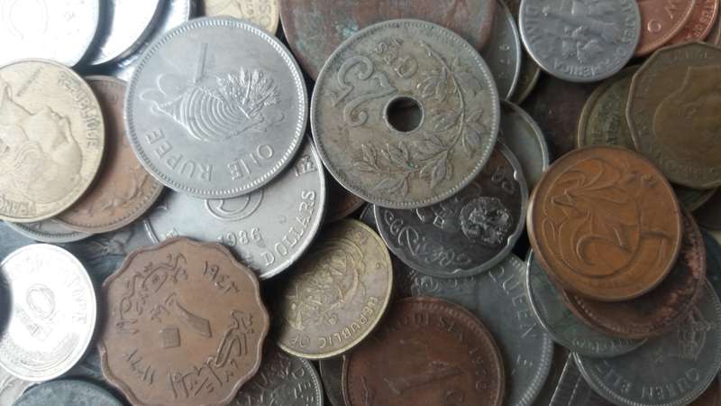 World Mix Coins - lot of 340 coins in total * No South African Coins*