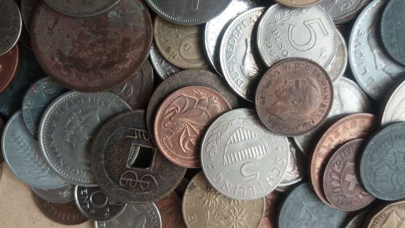 World Mix Coins - lot of 340 coins in total * No South African Coins*