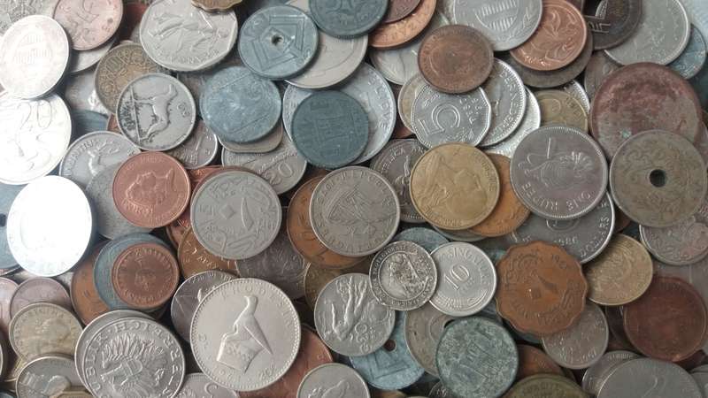 World Mix Coins - lot of 340 coins in total * No South African Coins*