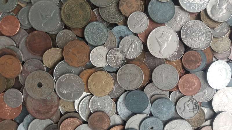 World Mix Coins - lot of 340 coins in total * No South African Coins*