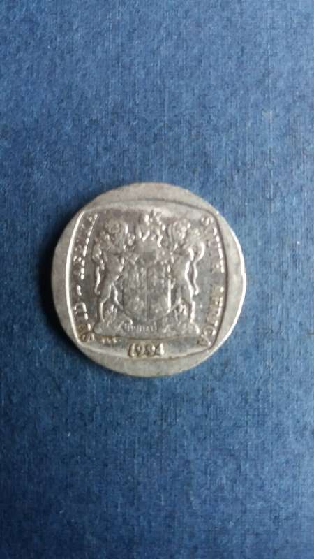 South Africa 1994 R2 * Mintage 994 000* Difficult to find