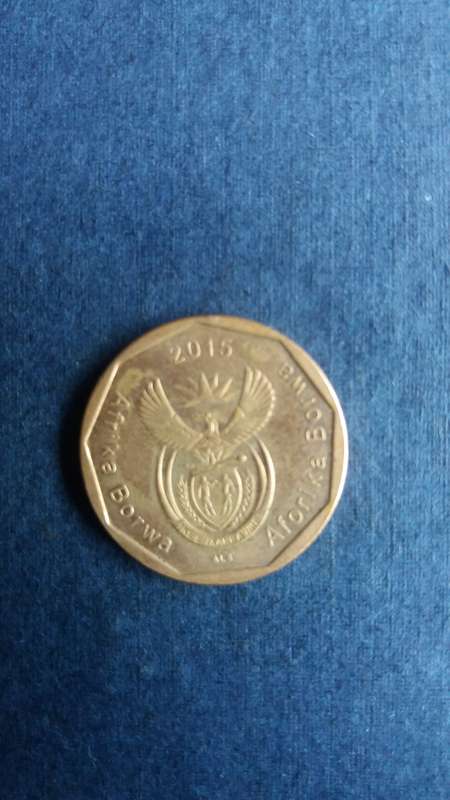 South Africa 2015  50 cents * AU Condition*