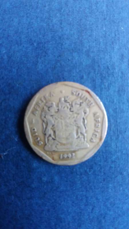 South Africa 1992 50 cent