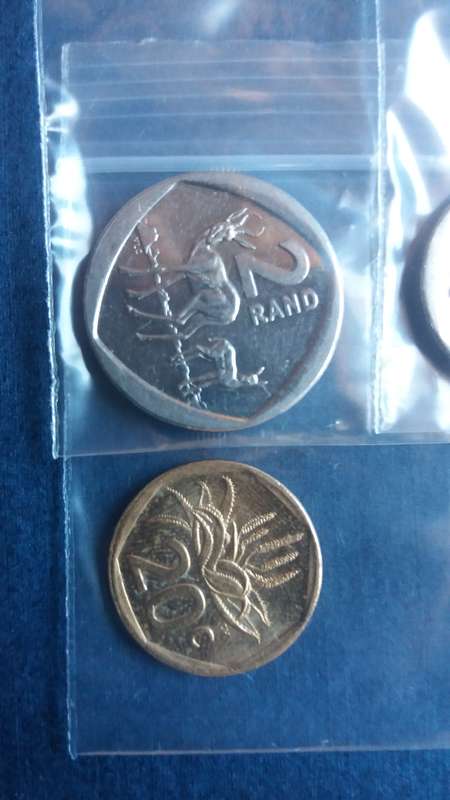 South Africa 2024 R2 , R1 , 50c , 20c & 10c *Condition AU/UNC* 4th Decimal Series
