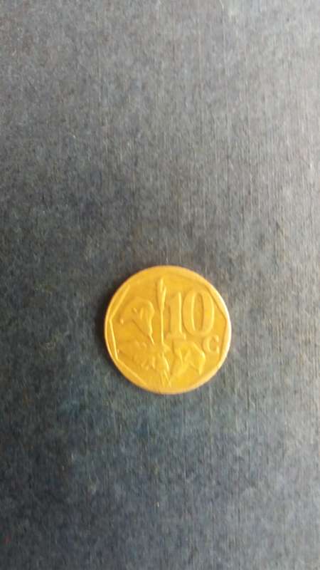 South Africa 1999 10 cent