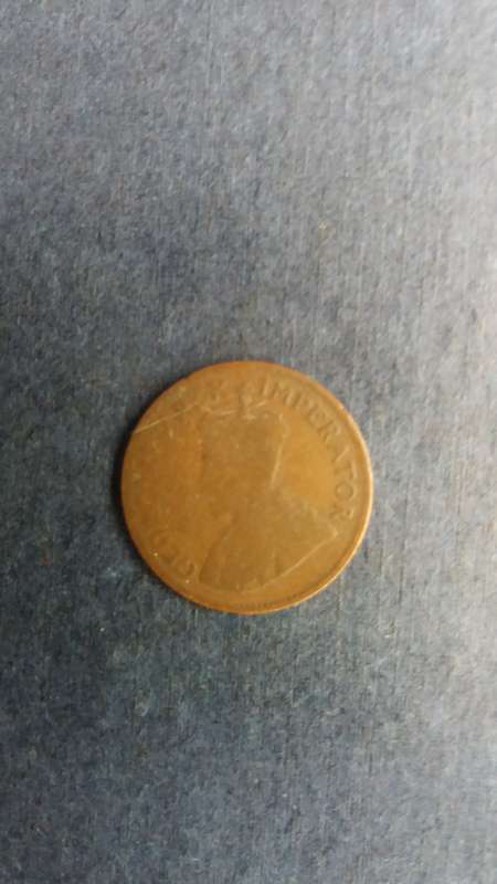 South Africa 1928  1/4 Penny * George V -  Mintage  64 301 - Filler*