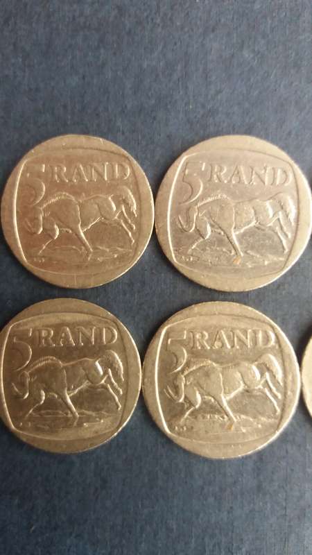 South Africa 1994 & 1995 R5 - Wildebeest * 5 x 1994 & 5 x 1995*