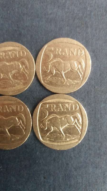 South Africa 1994 & 1995 R5 - Wildebeest * 5 x 1994 & 5 x 1995*
