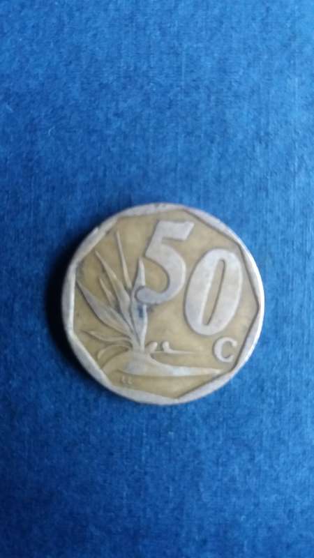 South Africa 1996 50 cent