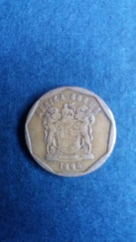 South Africa 1996 50 cent