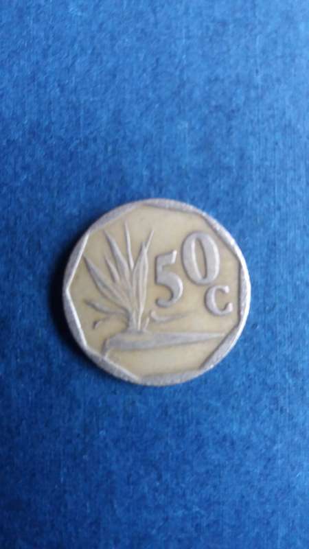 South Africa 1994  50 cents