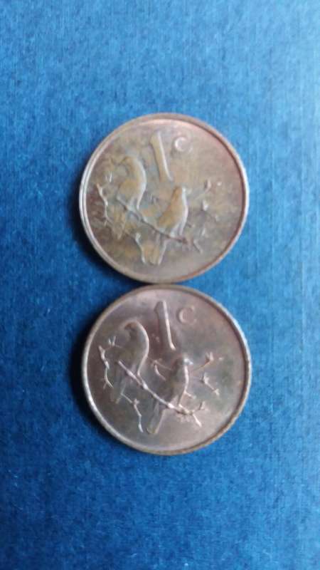 South Africa 1968 1 cent * English & Afrikaans legend - CR Swart*