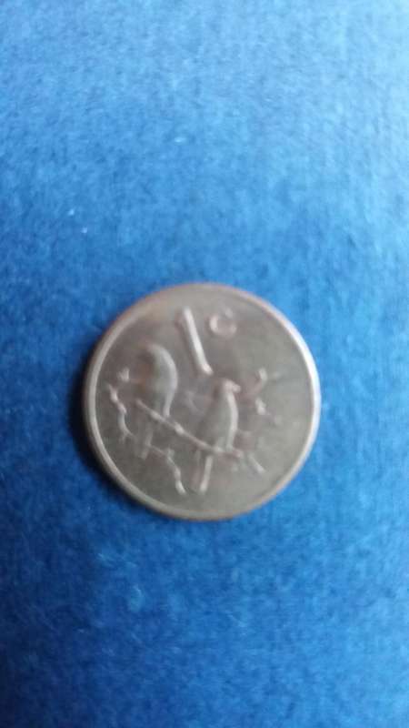 South Africa 1976 1 cent *JJ Fouche*