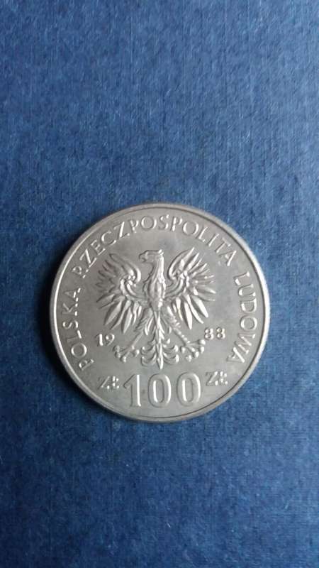 Poland 1988 100 Zlotys * Queen Jadwiga  1384-1399 commemorative coin* - Mintage 2 469 000