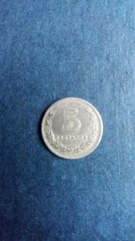 Argentina 1928 5 Centavos
