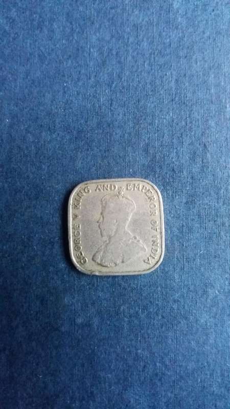 Ceylon 1920 5 cents * King George V*