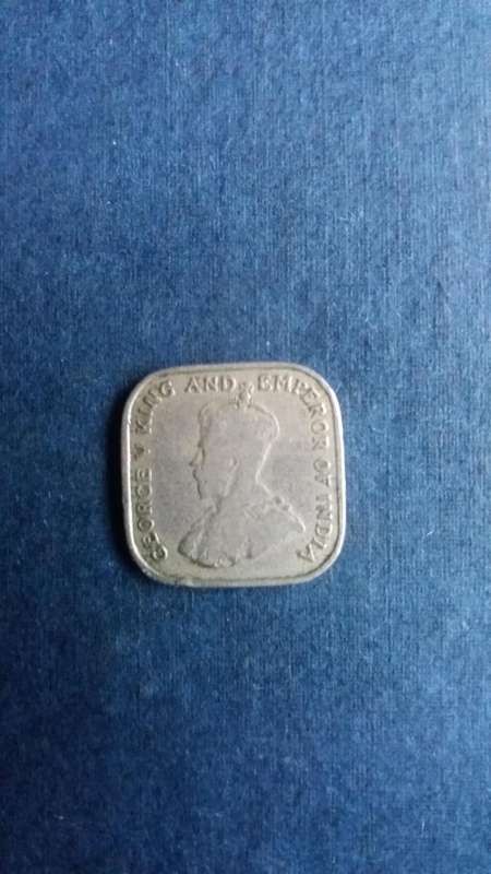 Ceylon 1920 5 cents * King George V*