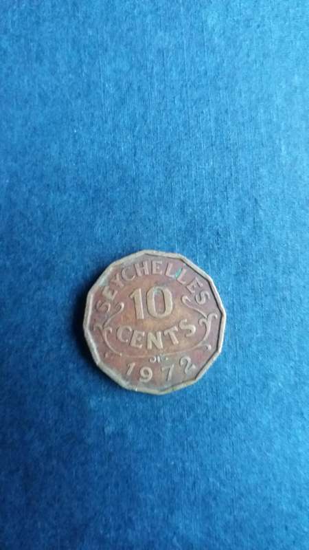 Seychelles 1972 10 cents * Queen Elizabeth 2nd*