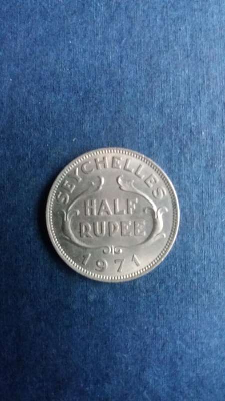 Seychelles 1971 Half Rupee * Queen Elizabeth 2nd*