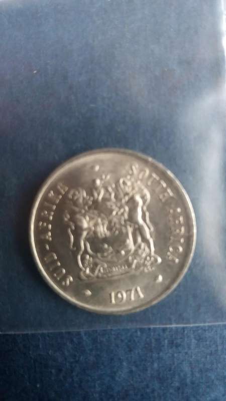 South Africa 1971 20 cents * UNC*