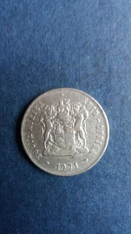 South Africa 1971 50 cent