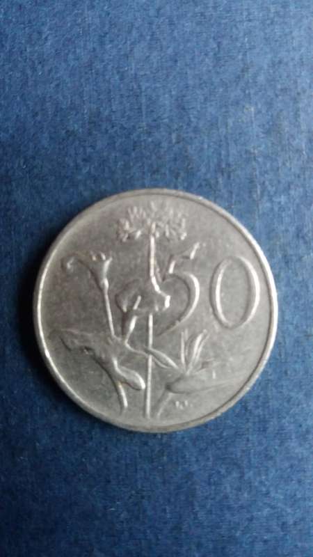 South Africa 1971 50 cent
