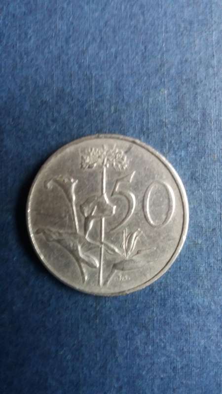 South Africa 1970 50 cent