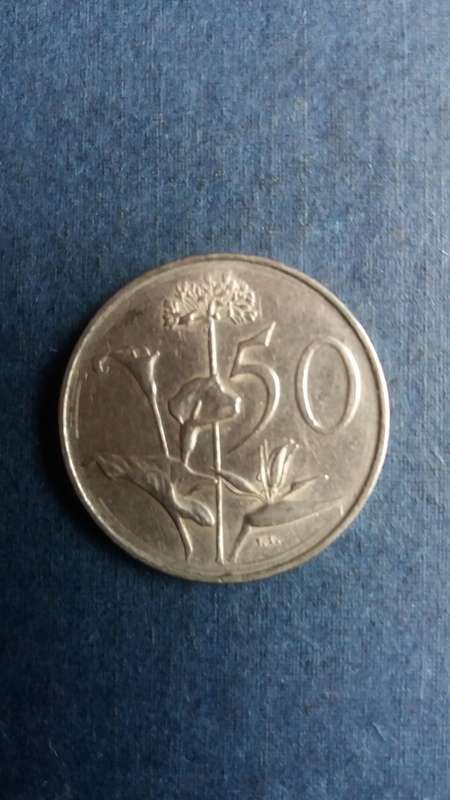 South Africa 1977 50 cent