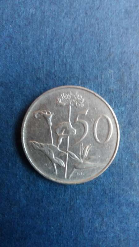 South Africa 1989 50 cent