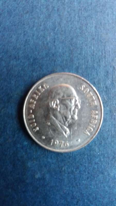 South Africa 1976 20 cents * JJ Fouche*