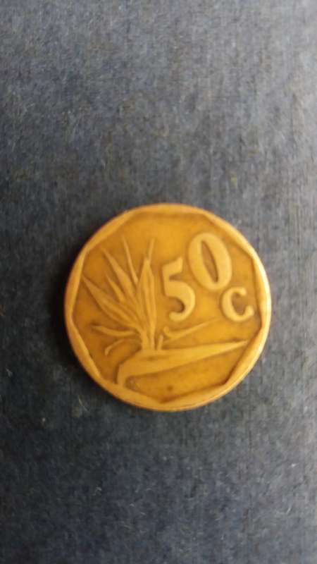 South Africa 1994  50 cents