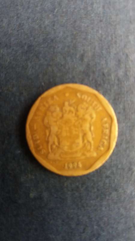 South Africa 1994  50 cents