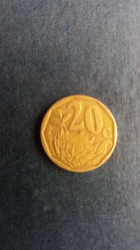 South Africa 2012 20 cent
