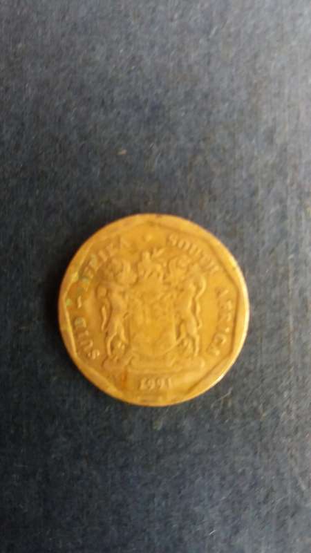 South Africa 1991 50 cent