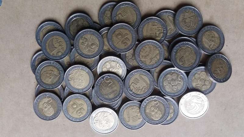 South Africa lot of 50 commemorative R5 coins