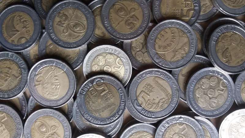 South Africa lot of 50 commemorative R5 coins