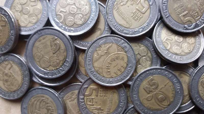 South Africa lot of 50 commemorative R5 coins