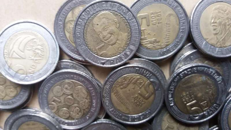 South Africa lot of 50 commemorative R5 coins