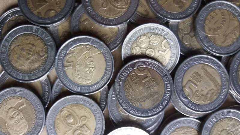 South Africa lot of 50 commemorative R5 coins