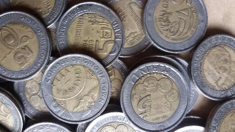 South Africa lot of 50 commemorative R5 coins