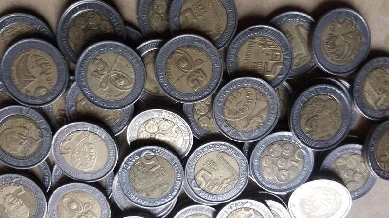 South Africa lot of 50 commemorative R5 coins