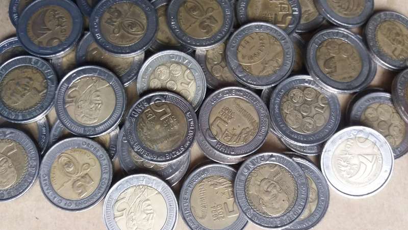 South Africa lot of 50 commemorative R5 coins