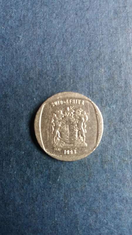 South Africa 1998 R1 *Mintage figure 11 000 000 & difficult to find*