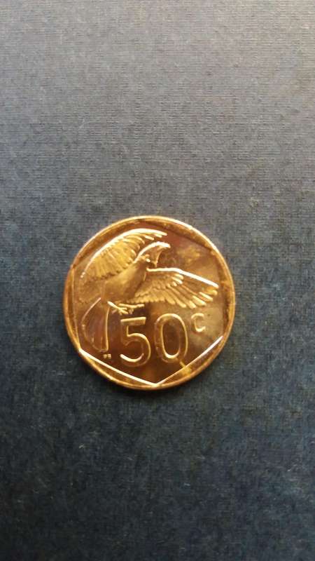 South Africa  2025 50 cents * 4th Decimal Series*