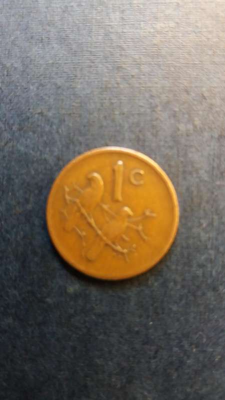 South Africa 1976 1 cent *JJ Fouche*